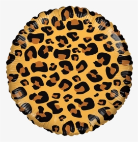 Brown Leopard Print Round Foil Balloon - Animal Print Birthday Balloons, HD Png Download, Transparent PNG