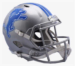 Detroit Lions Speed Replica Helmet - Detroit Lions Helmet, HD Png Download, Transparent PNG