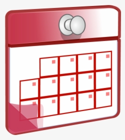 File - Pink-calendar - Calendar Icon, HD Png Download, Transparent PNG