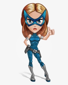Superhero Cartoon Batgirl Wonder Woman Comics - Super Hero Heroes Cartoon Characters, HD Png Download, Transparent PNG