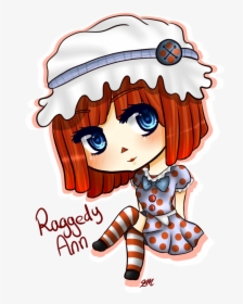 Chibi Raggedy Ann By Mizustarproductions Clipart , - Raggedy Ann Anime, HD Png Download, Transparent PNG