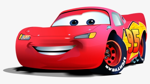 Lightning Mcqueen Mater World Of Cars Pixar - Lightning Mcqueen White Background, HD Png Download, Transparent PNG