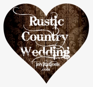 Rustic Country Wedding Invitations - Calligraphy, HD Png Download, Transparent PNG