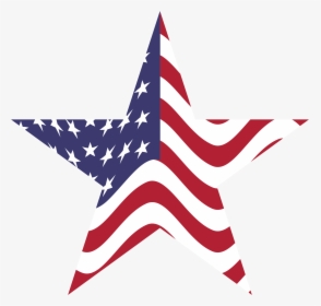 Clipart Star Memorial Day - American Flag Star Transparent, HD Png Download, Transparent PNG