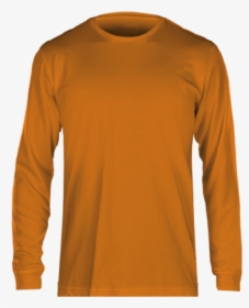 Fan Cloth Long Sleeve Tee Orange - Long-sleeved T-shirt, HD Png Download, Transparent PNG