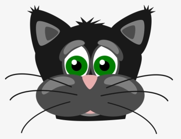 Funny Cat Png - Angry Cat Face Cartoon, Transparent Png, Transparent PNG