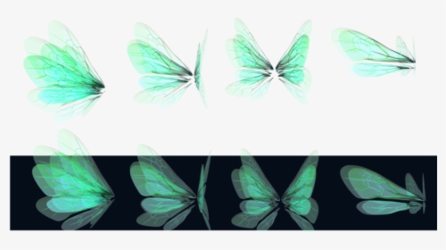 Free Png Green Fairy Wings, Transparent Png, Transparent PNG