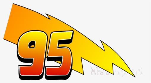 Lightning Mcqueen 95 Logo Clipart Clip Art Transparent - Lightning Mcqueen 95 Logo, HD Png Download, Transparent PNG