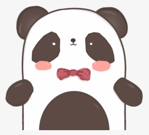 Panda And Cute Image - Panda Tumblr Theme, HD Png Download, Transparent PNG