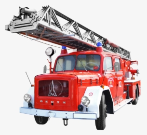 Fire Truck Png Image - Fire Truck Png Old, Transparent Png, Transparent PNG