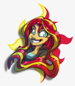 Sunset Shimmer - Illustration, HD Png Download, Transparent PNG