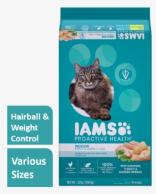 Iams Cat Food Indoor Weight And Hairball, HD Png Download, Transparent PNG