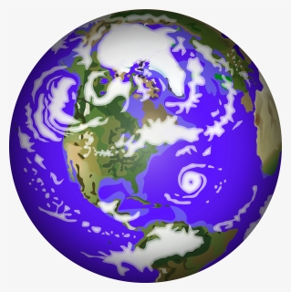 Purple,globe,planet - Free Earth Clipart, HD Png Download, Transparent PNG