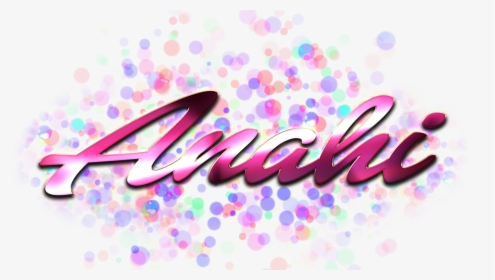 Anahi Name Logo Bokeh Png - Serena Name, Transparent Png, Transparent PNG