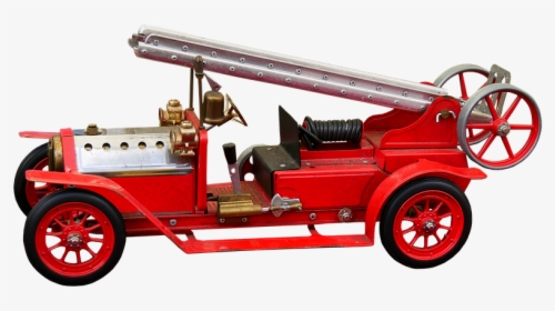 Fire Engine Png - Carro De Bomberos Antiguo Dibujo, Transparent Png, Transparent PNG