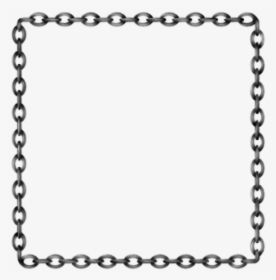 #chain #frame #border #overlay #grunge #metal #chainframe - Line Art, HD Png Download, Transparent PNG