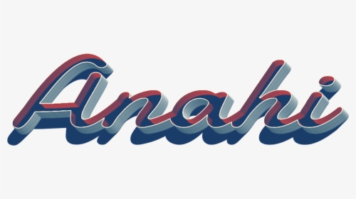 Anahi 3d Letter Png Name - Graphic Design, Transparent Png, Transparent PNG