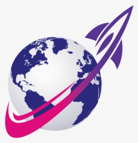 Transparent Purple Globe Png - Earth Icon, Png Download, Transparent PNG