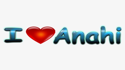 Anahi Love Name Heart Design Png - Heart, Transparent Png, Transparent PNG