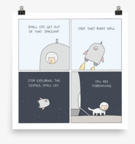Bad Small Cat - Poorly Drawn Lines Comic Boss, HD Png Download, Transparent PNG