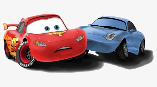 Filme Carros Relampago E Sally - Cars 2 Mcqueen And Sally, HD Png Download, Transparent PNG
