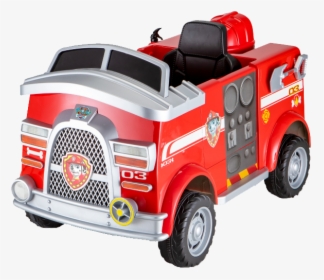 Paw Patrol Fire Truck Power Wheel, HD Png Download, Transparent PNG