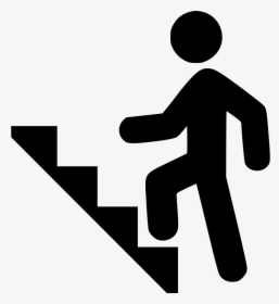 Climbing Stairs - Stairs Icon, HD Png Download, Transparent PNG