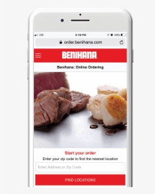 Online Ordering - Benihana Menu, HD Png Download, Transparent PNG