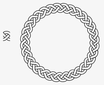 Border, Braid, Frame, Plait, Rope, Circle - Simple Celtic Knot Circle, HD Png Download, Transparent PNG