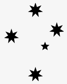 Stars Black Silhouette Free Picture - Southern Cross Svg, HD Png Download, Transparent PNG