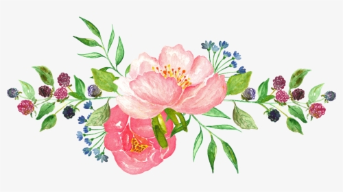 19 Transparent Watercolours Bouquet Huge Freebie Download - Transparent Flowers Png Watercolor, Png Download, Transparent PNG