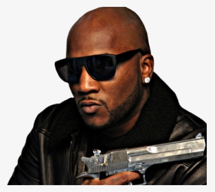 Young Jeezy Holding Gun - Young Jeezy Guns, HD Png Download, Transparent PNG