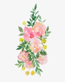 Clip Art Pinterest Watercolor Flowers - Transparent Transparent Background Flower Banner, HD Png Download, Transparent PNG