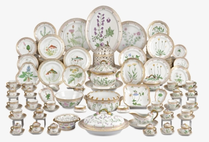 Flora Danica Porcelain Dinner Service By Royal Copenhagen - Flora Danica Porcelain, HD Png Download, Transparent PNG