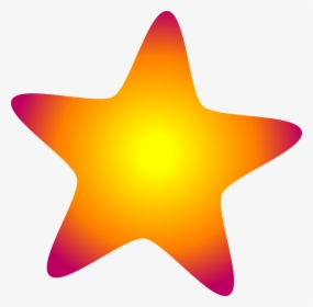 Star Sky Shape Free Picture - Clip Art Of Star, HD Png Download, Transparent PNG