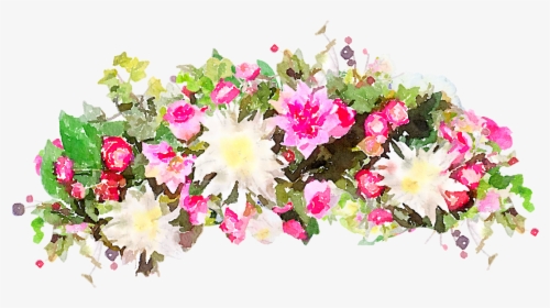 Flower Watercolor Transparent Png - Floral Design Watercolor Transparent, Png Download, Transparent PNG