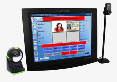 Idetect Touch Identification Scanner Ease - Passport Scanner Screen, HD Png Download, Transparent PNG