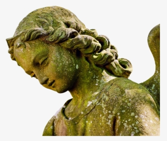 Angel, Face, Statue, Figure, Sculpture, Tombstone, HD Png Download, Transparent PNG
