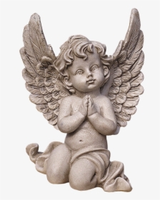 Angel, Wing, Pray, Little Angel, Guardian Angel, Love - Angel Statue Baby Praying, HD Png Download, Transparent PNG