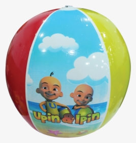 Beach Ball Upin Ipin Store Png Smile Beach Ball Png - Balloon, Transparent Png, Transparent PNG