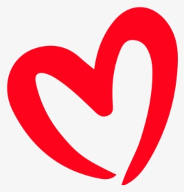 Brush Heart Png - Hand Drawn Transparent Heart Png, Png Download, Transparent PNG