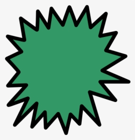Green Comic Callout Clip Art At Clker - Empty Comic Book Word Bubbles, HD Png Download, Transparent PNG
