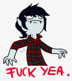 I於 干uck Yea Marceline The Vampire Queen Ice King Red - Marshall Lee Meme, HD Png Download, Transparent PNG