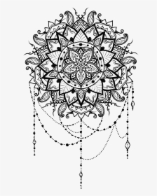 Om Art Ornament Line Mandala Drawing Clipart Mandala- - Mandala Png, Transparent Png, Transparent PNG