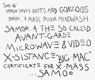 Samo - Handwriting, HD Png Download, Transparent PNG