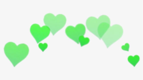 Hearts Png -cute Hearts Png - Heart Crown Png Green, Transparent Png, Transparent PNG