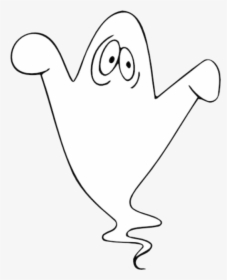 Ghost Halloween Clipart Ghosts Free Transparent Animations - Halloween Ghost Clipart Black Transparent, HD Png Download, Transparent PNG
