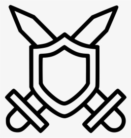 Swords Crossed Shield Comments, HD Png Download, Transparent PNG