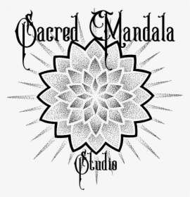 Sacred Mandala Studio Logo - Mandala Man Drawing Tattoo, HD Png Download, Transparent PNG