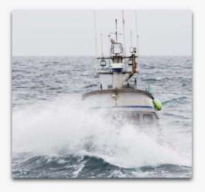 Fishing Boat Rough Water - Sea, HD Png Download, Transparent PNG